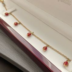 All Red Enameled Ladybug Gold Bracelet From Aaron Basha. Originally Purchased From Neiman Marcus So Comes In Nm Box/Case As Pictured. Never Worn. Elegant Red Enamel Bracelets, Ladybug Bracelet, Womens Jewelry Bracelets, Neiman Marcus, Gold Bracelet, Women Jewelry, Bracelet, Red, Gold