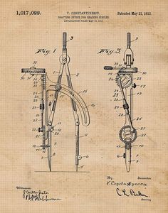 an old drawing of a bicycle with gears and levers attached to the handlebars