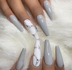 Marble Acrylic Nails, Marble Nail Art, Cute Acrylic Nail Designs, Classy Acrylic Nails, Ballerina Nails, Acrylic Nail Art, Marble Nails