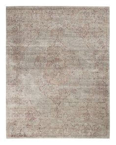 Nourison Carroll Hand-Knotted Rug, 9' x 12' | Horchow Artisan Rugs, Silver Rug, Trendy Decor