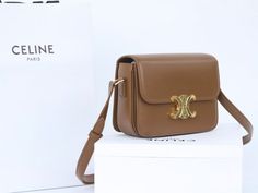 Size: 18.5cm*14cm*6cm It comes with Dust box, Care manual, Tag, and Paper bag. Office Beige Shoulder Bag With Original Box, High-end Brown Shoulder Bag For Gift, High-end Brown Shoulder Bag As Gift, Modern Tan Bag For Gift, Tote Backpack, Caribbean Netherlands, Crossbody Shoulder Bag, Backpack Bags, Evening Bags