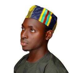 Traditional, African, Men Kente cap | Handmade Multicolor Kufi Cap kente pattern About Men Kente Cap: Celebrate life with these fun hand-made Traditional African Kente Cap. Perfect for any occasion and great casual wear. This African Men Kente Print Cap is made to Fit most size, it is comfortable and can be worn with western or African clothing. The Bright Kente fabric colors and patterns make this exotic cap really stand out. Fun and popular. Can be worn to a party, picnic, wedding and graduati Casual Multicolor One-size Headwrap, One Size Multicolor Casual Headwrap, Casual One Size Fits Most Cap Headwrap, Casual One-size-fits-most Cap Headwrap, Casual One Size Fits Most Headwrap, Casual Multicolor Bonnet Cap, Multicolor Flat Cap Baseball Cap Casual Style, Casual Handmade Multicolor Bonnet, Handmade Multicolor Casual Bonnet