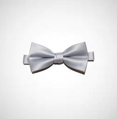 100% Satin Poly Pre-tied with adjustable strap 4 3/4" x 2 1/4" Peak Lapel Tuxedo, Silver Bow Tie, Mother Of The Bride Suits, Grey Bow Tie, Tuxedo Accessories, Tuxedo Women, Tie For Women, Platinum Grey, Black Tux