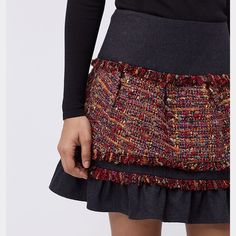 New With Tags. Tweed Of Colorful Mix Of Material For Added Texture. Waist 14"/Length 17.25". Retail $239. Current Season Style. Fall Tweed Mini Skirt, Fall Tweed Mini Skirt With Lining, Von Furstenberg, Diane Von, Diane Von Furstenberg, Womens Skirt, Size 4, Texture, Skirt