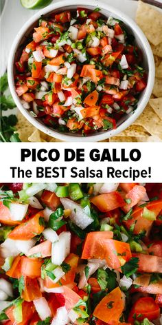 pico de gallo the best salsa recipe