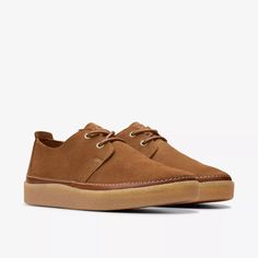 Mens Clarkwood Low Cola Suede Shoes Brown Suede Low-top Walking Shoes, Low-top Suede Skate Shoes With Rubber Sole, Low-top Suede Skate Shoes With Gum Sole, Classic Low-top Suede Chukka Boots, Suede Low-top Chukka Boots With Rubber Sole, Suede Shoes, Shoes Online, Casual Shoes, Latest Trends