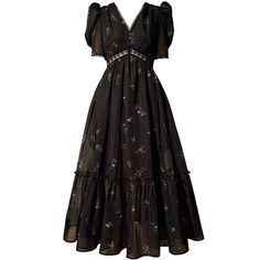 The Aaima Dancer Dress boasts an elegant French-inspired design, featuring a bold black floral pattern that exudes sophistication and sexiness. Perfect for any formal occasion, this dress will make you feel Special, confident & stylish. Included: 1x Dress Material: Polyester Size Chart: Size Bust Waist Shoulder Length Sleeve Length S 80 64 31 113 26 M 84 68 32 114 27 L 88 72 33 115 28 XL 92 76 34 116 29 Please note that colours may be slightly different from photos due to different screens and l Black Floral Midi Dress, French Pleat, Formal Occasion Dress, Robes Vintage, Womens Black Shorts, Deep Winter, Dress Beach, Chiffon Maxi, Fairy Dress