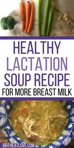 BEST breastfeeding soup for milk supply? Chicken Noodle! Gluten Free Lactation Recipes, Healthy Breastfeeding Meals, Breastfeeding Food, Healthy Mom Meals, Lactation Foods, Lactation Snacks, Breastfeeding Cookies