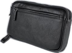 Black Leather Handheld Pouch, Business Portable Leather Pouch, Black Soft Leather Pouch For Business, Black Soft Leather Business Pouch, Casual Business Rectangular Pouch, Bag Trends, Hand Bag, Leather Handbag, Leather Handbags