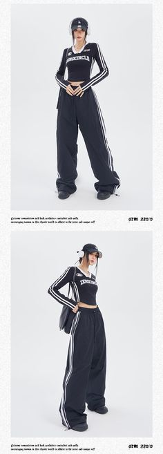 Applicable age: 18-24 years old Size: XS S M L XL style: street Street: Athleisure Women's trousers waist height: natural waist color: black Item number: K4442E23 Season of the Year: Fall 2022 Thickness: Regular Length: trousers Women's pants type: straight pants Material composition: cotton Trendy Baggy Pants For Sports, Black Gym Pants For Spring, Trendy Wide Leg Sports Pants, Urban Style Sports Bottoms For Spring, Trendy Baggy Sweatpants For Sports, Urban Sports Bottoms For Spring, Urban Black Sweatpants With Letter Print, Black Urban Sweatpants With Letter Print, Baggy Black Sweatpants For Spring