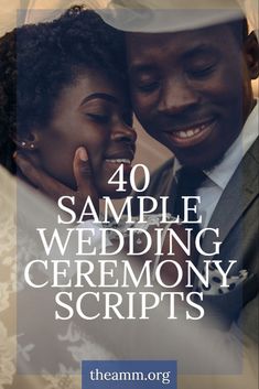 Photo of a couple embracing on their wedding day Wedding Ceremony Script Christian, Non Religious Wedding Vows, Simple Wedding Ceremony Script, Officiant Speech, Wedding Ceremony Template, Officiate A Wedding, Non Religious Wedding Ceremony, Wedding Ceremony Scripts, Ceremony Template