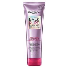 L'Oreal Paris Everpure Moisture Sulfate Free Shampoo for Dry Hair | Walgreens Red Colored Hair, Drugstore Shampoo, Shampoo For Fine Hair, Moisturizing Conditioner, Best Shampoos, Sulfate Free Shampoo, Moisturizing Shampoo, Colored Hair, Color Treated Hair