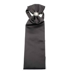 Elevate your formal attire with our Ascot Tie with Jewel Ring. This exquisite accessory combines the timeless elegance of a classic ascot tie with a touch of contemporary flair, thanks to the addition of a decorative jewel ring. Made from luxurious fabric, this ascot offers a sophisticated, rich texture and an impeccable drape. The jewel ring serves as both a stylish focal point and a practical solution to keep the ascot neatly in place. Perfect for weddings, formal events, or any occasion where traditional sophistication is desired, this ascot tie brings an undeniable air of aristocratic charm and refined style to your ensemble. SIZE + FIT Tailored fit, to find your correct size use the ''what's my size '' button. Made in Turkey Elegant Wedding Suit And Tie Accessories, Elegant Ties For Black Tie Events, Classic Adjustable Suit Accessories For Party, Elegant Adjustable Accessories For Black Tie Events, Elegant Fitted Suit And Tie Accessories For Party, Elegant Adjustable Silver Suit And Tie Accessories, Elegant Silver Suit And Tie Accessories For Formal Events, Elegant Silver Suit And Tie Accessories For Party, Elegant Fitted Silver Suit And Tie Accessories