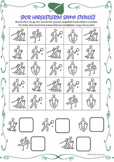 an activity sheet for children to learn how to play the game