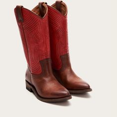 Billy Stitch Pull On Boots | FRYE Since 1863 Daisy Duke, The Frye Company, Rugged Leather, Pull On Boots, Frye Shoes, Goodyear Welt, Bags And Accessories, Tall Boots, Hat Sizes