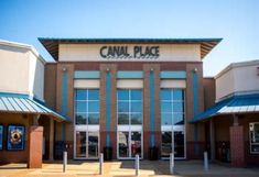 the front entrance to canal place shopping center