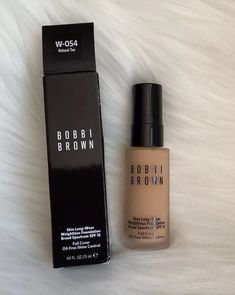 Bobbi Brown Skin Long-Wear Weightless Foundation SPF15 Full Cover, Oil-Free Shine Control ~ W-054 NATURAL TAN ~ 0.44oz/13ml NIB Brown Skin Foundation, Bobbi Brown Skin Foundation, Too Faced Foundation, Skin Foundation, Natural Tan, Spf 15, Brown Skin, Oil Free, Bobbi Brown