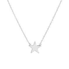 The Star necklace is framed by a chain and a star shaped pendant. Its modern, minimalist style makes it easy to wear and combine with many styles. Perfect for a gift. Features: * Pendant size is 1 cm (0.4 inches). * The necklace length can be adjustable within 40 to 43 cm (16 to 17 inches approximately). * All of our jewelry is made with sterling silver (925 mm) and our gold jewelry is gold plated in 18K gold. Nickel free. Packaging: Our jewelry is packaged in a reusable bag that protects the it Minimalist Star Charm Necklace, Minimalist Star Necklace For Everyday, Minimalist Star Shaped Clavicle Chain Necklace, Minimalist Star Charm Necklace With Delicate Chain, Minimalist Star Necklace With Adjustable Chain, Minimalist Star Of David Necklace For Everyday, Necklaces Star, Star Necklaces, Star Choker