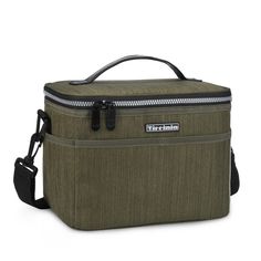 Tirrinia thermos insulated lunch bag is made of a durable oxford cloth fabric that has a scrub texture, the inside has thermal insulated layer which helps keep food and drinks cold for hours. It has an adjustable shoulder strap, a zipper pocket on the front for storing utensils and napkins and dual side mesh pockets for soda cans. This lightweight, durable, and compact insulated food container is available in several colors. 100% polyester and easy to clean. Package Content: 1x Lunch bag Our Pro Rectangular Portable Lunch Box For Outdoor, Portable Rectangular Lunch Box For Outdoor, Functional Rectangular Large Capacity Lunch Box, Functional Large Capacity Rectangular Lunch Box, Large Capacity Rectangular Lunch Box, Large Capacity Functional Lunch Box For Outdoor, Functional Rectangular Lunch Box With Large Capacity, Functional Large Capacity Lunch Box For Outdoor, Functional Portable Lunch Box For Daily Use