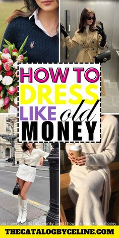 Master the old money style with our ultimate guide on how to dress like old money. Discover 15 essential tips to create the perfect old money outfit. From timeless elegance to sophisticated details, find the best old money outfit inspiration. Whether you're looking for a classic old money outfit, a chic old money ensemble, or a refined old money wardrobe, our guide covers it all. Elevate your style with the most elegant old money outfits, perfect for any occasion. Embrace the old money aesthetic with these outfit ideas and elevate your fashion game. old money outfits | old money looks | how to dress like old money | old money tops | old money dress | old money outfits 2024 | fall old money | winter old money | classy old money looks | old money date night outfits Old Money Tops, Dress Like Old Money, Fall Old Money, Elegant Old Money Outfits, Winter Old Money, Old Money Dress, Old Money Classy, Money Dress, Old Money Outfits