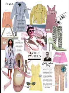 an article in the style magazine shows women's clothing and accessories