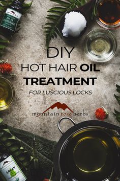 Oils For Natural Hair, Diy Hair Oil, Scrub Corpo, Mountain Rose Herbs, Best Hair Oil, Cedarwood Essential Oil, Essential Oils For Hair, Oil Treatments, Hot Oil