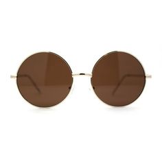 Looking for an authentic 70s hippie look? Here is the latest revamp of timeless 70s hippie shades with an authenticity. The style does not need any more descriptions. Made with premium metal base design and 100% UV400 polycarbonate lenses. Heading to your favorite music festival, or a simple get together? These will fit any activities or any outfit. Guaranteed to work for you. (b602) Size: 5 5/8" (144mm) x 2 1/4" (58mm).  Color: Gold.  Gender: female.  Age Group: adult. Disco Glasses, Glasses 70s, Circle Lens, Round Metal Sunglasses, Circle Lenses, 70s Hippie, Hippie Look, Base Design, Metal Sunglasses