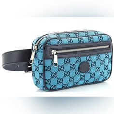 Brand New Gucci Blue Shoulder Bag With Removable Pouch, Blue Rectangular Gucci Bag, Blue Gucci Shoulder Bag For Everyday Use, Blue Gucci Shoulder Bag With Branded Hardware, Blue Gucci Shoulder Bag With Dust Bag, Blue Gucci Bag For Formal Occasions, Formal Blue Gucci Bag, Blue Gucci Travel Bag, Blue Gucci Shopping Bag