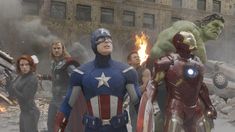 the avengers movie is being watched by many people