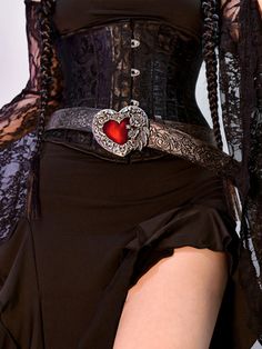 This price is for a pair of belt only, others are not included. Black Magic Spell, Punk Goth Fashion, Black Waist Belt, By Any Means Necessary, Rose Heart, The Spell, Love Black, Baby Boomer, Edgy Outfits