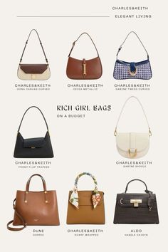 It Girl Handbags, Capsule Bags Wardrobe, Luxury On A Budget Fashion, Purses Every Woman Should Own, Bags Capsule Wardrobe, Cheap Bags That Look Expensive, Capsule Wardrobe Purses, Elegant Purses Classy, Designer Purse Outfit