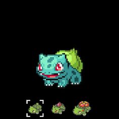 an old video game with the character pokemon