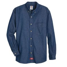 Nwt Dickies Denim Color: Blue Long Sleeve Button Up Shirt Size: 3xl Length: 34” Pit To Pit: 29” Collar To End Of Sleeve: 34” Pocket On Left Chest You’ll Feel Great In Denim With Dickies’ Long-Sleeve Button-Down Denim Shirt. Made From 100% Cotton, This Shirt Is A Long-Sleeve Version For The Cooler Months. It Has Extra Room Across The Shoulders And In The Sleeve Lengths, Keeping You Comfortable From Morning To Night. 8 Oz. Denim, Enzyme Washed 100% Cotton *Stock Photo For Reference Mens Work Shirts, Button Up Shirt Mens, Long Sleeve Button Up Shirt, Button Down Shirt Mens, Denim Color, Extra Room, Blue Long Sleeve, Grey Shirt, Work Shirts