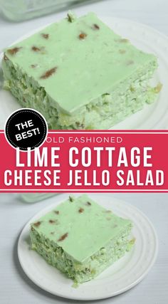 the best old fashioned lime cottage cheese jello salad is made with only three ingredients