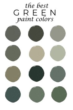 the best green paint colors to use in your home or office, and they're all