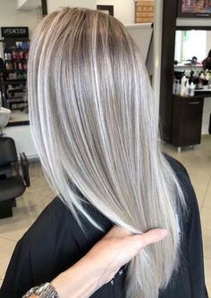 Ash Blonde Hair Color, Cool Blonde Hair Colour, Grey Hair Wig, Ash Blonde Hair Colour, Ash Hair Color, Dyed Blonde Hair, Cool Blonde Hair, Silver Hair Color, Ash Blonde Hair