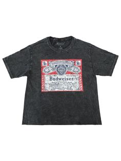 Womens Budweiser Beer Dark Grey Short Sleeve Semi Cropped Cotton T-Shirt This semi cropped Budweiser shirt is sure to be a favorite! Women's sizes 100% Cotton Made In Honduras Payment We accept PayPal as our payment method. Immediate payment is required. If you have any questions about payment, please feel free to contact our customer support team. Return Policy We have a no hassle return policy If you are unhappy with your purchase, please contact us within 14 days of receipt and let us know wh Budweiser Shirt Outfit, Budweiser Shirt, Country Clothes, Budweiser Beer, Semi Cropped, Vintage Women, Country Outfits, Support Team, Grey Shorts