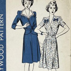 an old book with two women in dresses and one is wearing a bow - knot dress