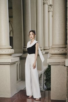 Chic Formal Wide-leg Culottes, Elegant Summer Wide-leg Culottes, Chic Ankle-length Evening Pantsuit, Elegant Straight Leg Culottes For Formal Occasions, Modern Pants For Spring Evening, Chic Formal Ankle-length Pantsuit, Formal Ankle-length Elegant Culottes, Elegant Wide Leg Summer Work Pants, Elegant Summer Wide Leg Work Pants