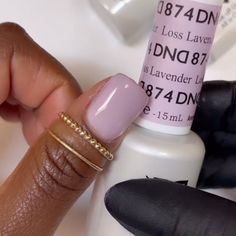 Loss Lavender #874 Lavender Milk Nails, Neutral Dnd Nail Colors, Sheer Lavender Nails, Light Purple Dip Powder Nails, Sheer Purple Nails, Best Dnd Gel Colors, Milky Lavender Nails, Light Lavender Nails, Modest Nails