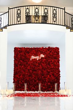 flower wall, proposal idea, proposal setup Event Entrance Design, Nikah Decor, Event Entrance, Proposal Pictures, Valentine Table Decorations