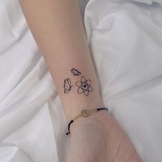 a person with a tattoo on their wrist