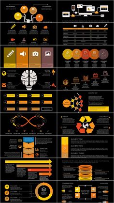 an info board with many different types of information on it, including the numbers and colors