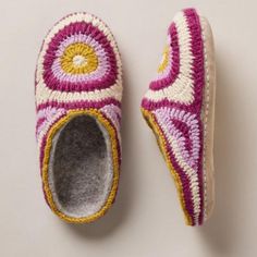 Nwt, Sundance/French Knot Fireside Stitches Slippers. Crocheted Mandalas Lend Warm Vintage Appeal To These Cozy Slippers. Lined With Thick Wool Felt Treat Yourself Or Someone You Love To These Crocheted 100% Wool Slippers With Leather Soles. Actual Color Is A Little More Muted Than Stock Photo. Womens L (8.5-10) Would Make A Great Gift!!! Pendleton Throw, Cozy Slippers, Gift Wrap Ribbon, Slouch Bags, Sundance Catalog, Wool Slippers, Thick Wool, French Knot, Knitted Slippers