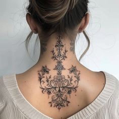 Neck Tattoos For Females Tattoo Artistic Design Moth Neck Tattoos Women, Womens Moth Tattoo, Moth Back Of Neck Tattoo, Moth Face Tattoo, Moth And Mandala Tattoo, Female Tattoo, Neck Tattoo, Flash Tattoo, Artistic Designs