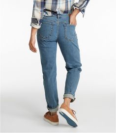 Women's Signature Organic Denim Boyfriend Jeans, Low-Rise Straight-Leg | Jeans at L.L.Bean Casual Medium Wash Mom Fit Cropped Jeans, Casual Cropped Jeans For Everyday In Fall, Trendy Relaxed Fit Cropped Jeans For Everyday, Light Wash Mom Fit Cropped Jeans, Casual Medium Wash Mom Fit Jeans, Casual Light Wash Mom Fit Cropped Jeans, Casual Tapered Leg Jeans, Casual Tapered Leg Jeans For Everyday, Casual Everyday Cropped Jeans With Pockets