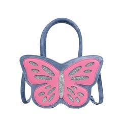 Be a social butterfly with our Sparkling Butterfly Handbag! This glittery, butterfly shaped bag is as colorful as it is unique. Bring some fun to your outfit with this one-of-a-kind accessory. 🦋 Description: Handbag Type: Shoulder BagsType of Bag: Handbag & Crossbody BagMain Material: PULining Material: NoneShape: BucketOrigin: CNHardness: SoftPattern Type: ButterflyDecoration: AppliquésClosure Type: ZipperNumber of Handles/Straps: Single Cute Shoulder Bag For Spring Party, Cute Handheld Shoulder Bag For Party, Cute Crossbody Party Bags, Cute Handheld Party Bags, Cute Pink Shoulder Bag For Evening, Cute Pink Evening Shoulder Bag, Cute Mobile Phone Bag For Party, Cute Party Bag For Mobile Phones, Cute Party Mobile Phone Bag