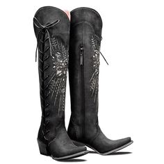 ProductNo SP240816JC7W Function Wearable Women's shoe upper material leather,Polyurethane (artificial leather) Tube Height Knee High height of heel mid heel Cowboy Boots Fashion, Women Embroidery, Boots Style, Vintage Type, America And Canada, Retro Women, Western Cowboy Boots, Artificial Leather, Mid Heel