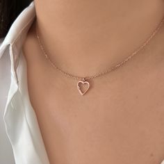 Collar Corazón con Zirconia de plata .925 rodizada, con cadena de 40+5cm, dije de 1 x 1 cm Rose Gold Sterling Silver Tarnish Resistant Charm Necklaces, Rose Gold Pendant Necklace For Everyday, Everyday Rose Gold Sterling Silver Necklace, Sterling Silver Heart Pendant Charm Necklace, Tarnish Resistant, Sterling Silver Tarnish Resistant Heart Pendant Charm Necklace, Sterling Silver Tarnish Resistant Heart Pendant Necklace, Rose Gold Tarnish Resistant Pendant Necklace, Rose Gold Tarnish-resistant Pendant Necklace, Rose Gold Heart Pendant Necklace With Clavicle Chain