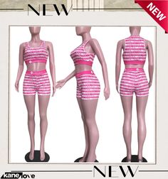 Sexy Digital Printing Casual Sports Two-piece Suit Pink Athleisure Set For Summer, Summer Workout Sportswear Sets, White Stretch Swim Sets, Fitted Sleeveless Sports Sets, Fitted Sportswear Sets For Summer, Pink Fitted Sports Sets, White Fitted Swimwear Set, Summer Fitted Athleisure Sets, Summer Workout Fitted Sets